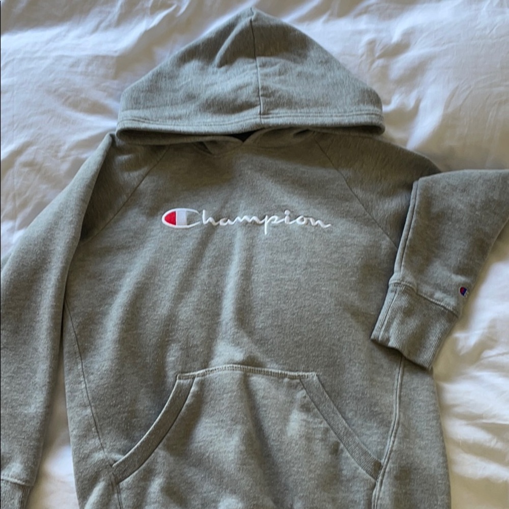 Gray champion sweatshirt